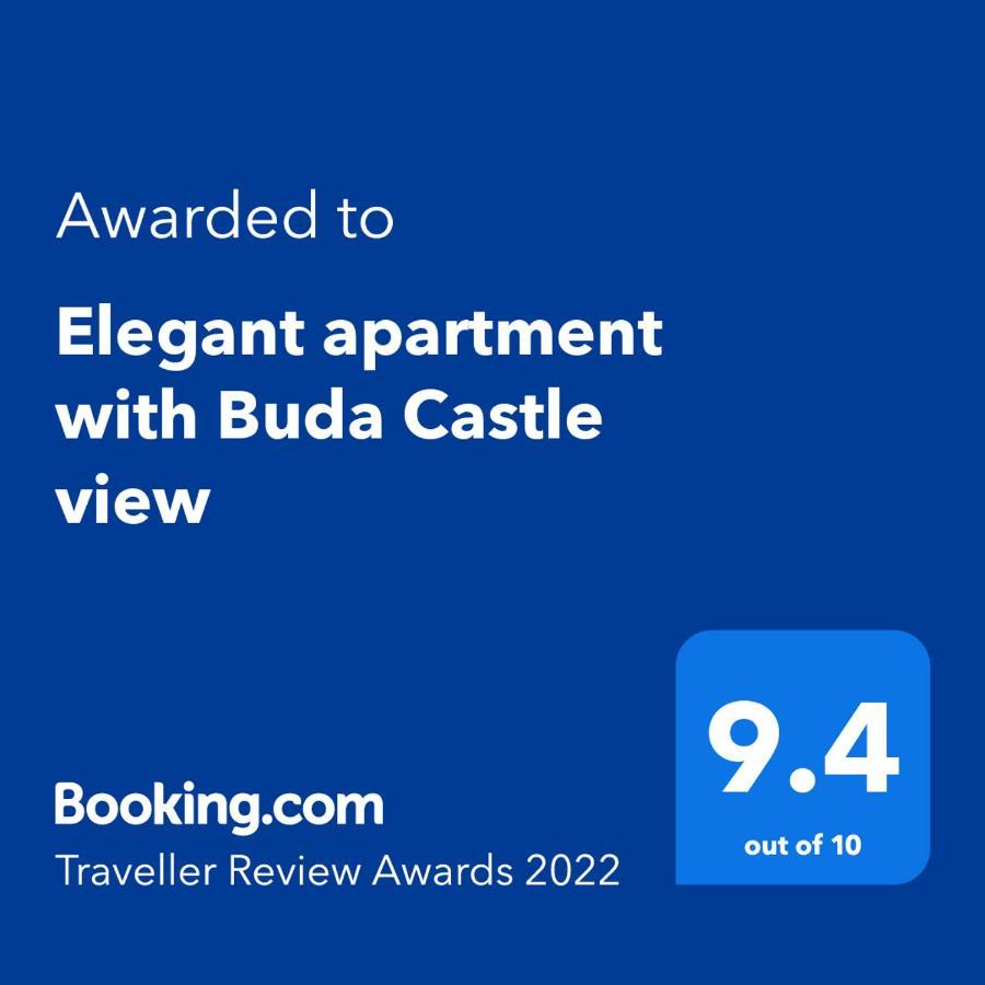 Elegant Apartment With Buda Castle View 부다페스트 외부 사진